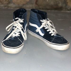 SK8-Hi Blue/Navy Hightop Vans